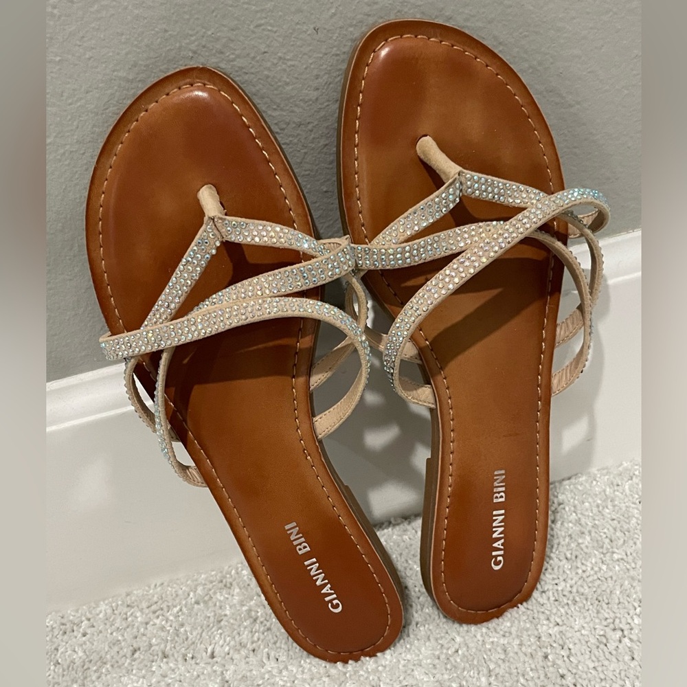 Gianni Bini (Dillard’s brand) rhinestone sandals